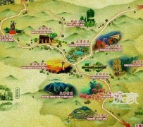 钦州景点地图(长沙景点地图)